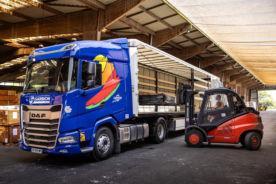 photo chargement de palettes