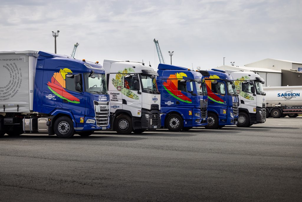Camion Sarrion pour le transport routier de marchandises